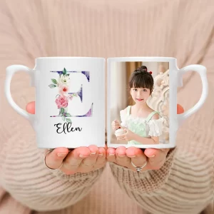 Personalised Your Photo Mug, Custom NAME IMAGE TEXT Cup,Customize White Ceramic Coffee Mugs, Tea Cups, Mothers day, Wedding Gift