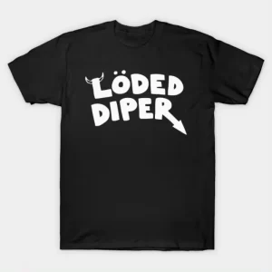 Funny Clothes LODED DIPER DIARY OF A WIMP KID Printed T-shirt Tops Men Women Summer Comfortable Tops Unisex Street Fashion